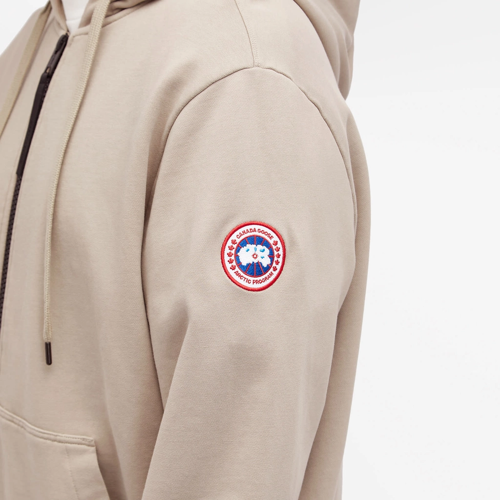 Canada Goose Men's Huron Full Zip Hoodie Limestone